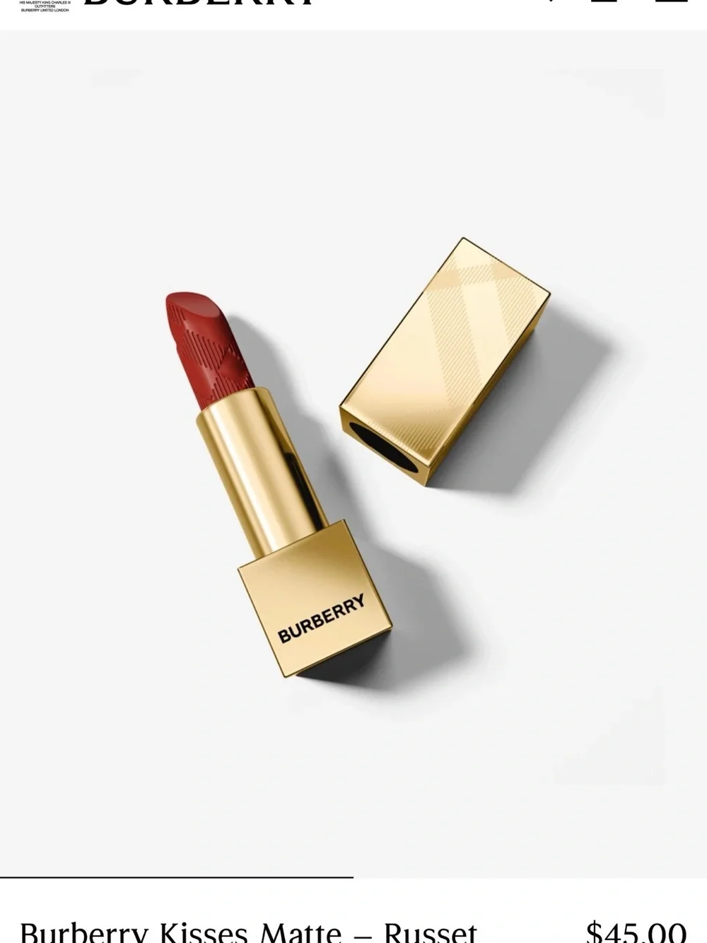 Burberry Matte Lip Colour — 93